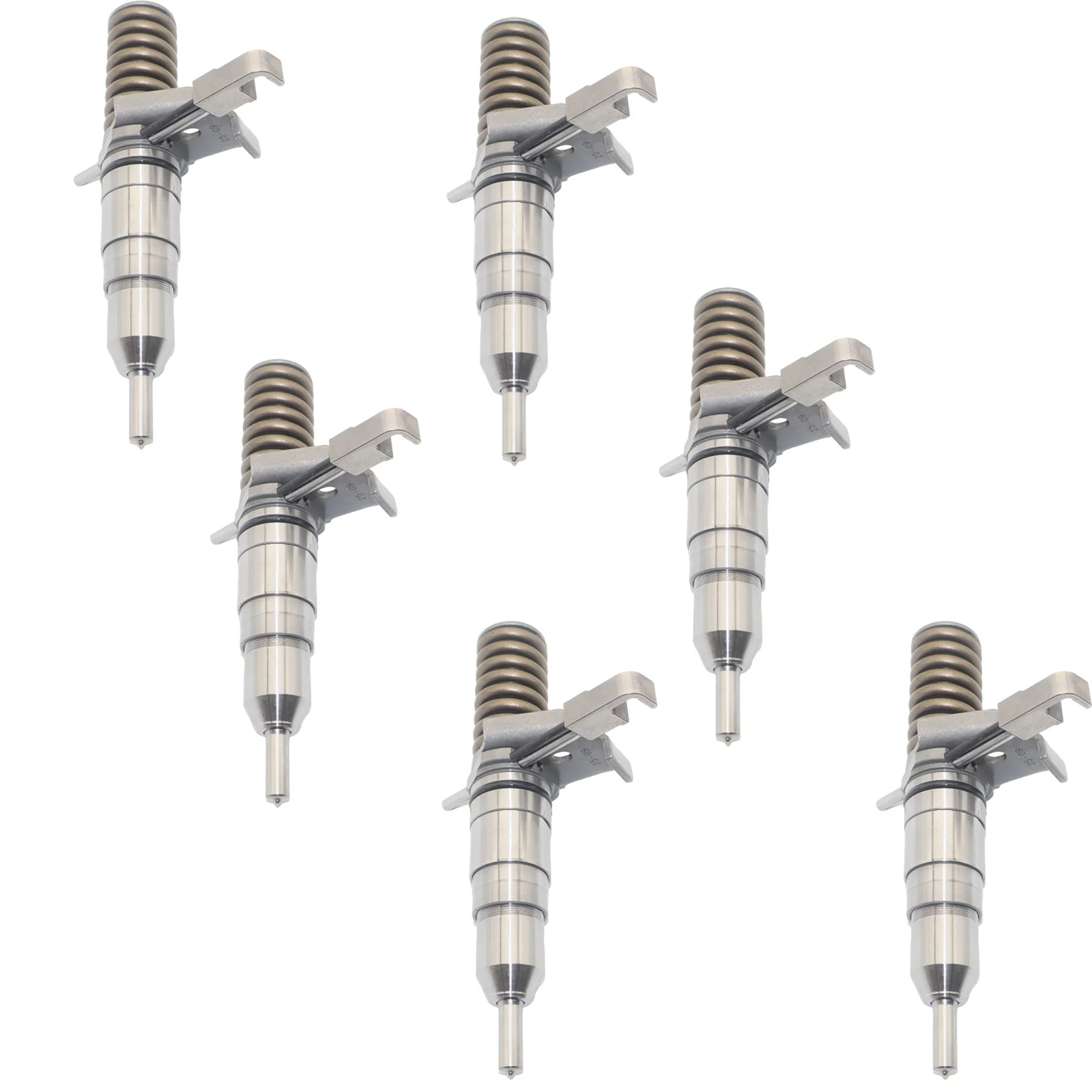 6PCS Fuel Injector 127-8207 For Caterpillar CAT 613C Wheeled Scrapers 3116 3114 Engine