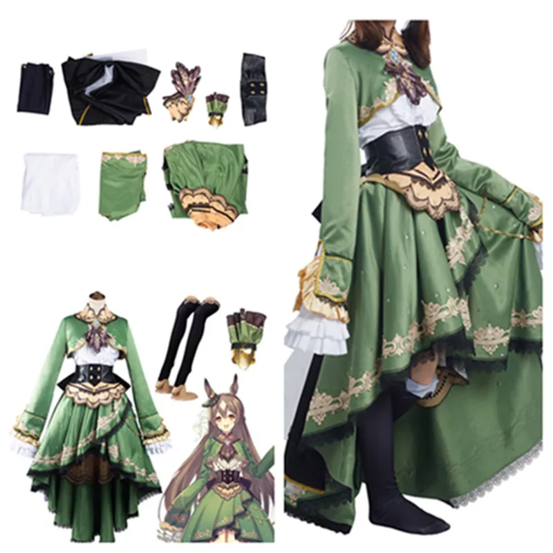 

Satono Cosplay Fantasy Dress Anime Pretty Derby Disguise Costume Adult Women Lolita Dress Halloween Fantasia Carnival Party Suit