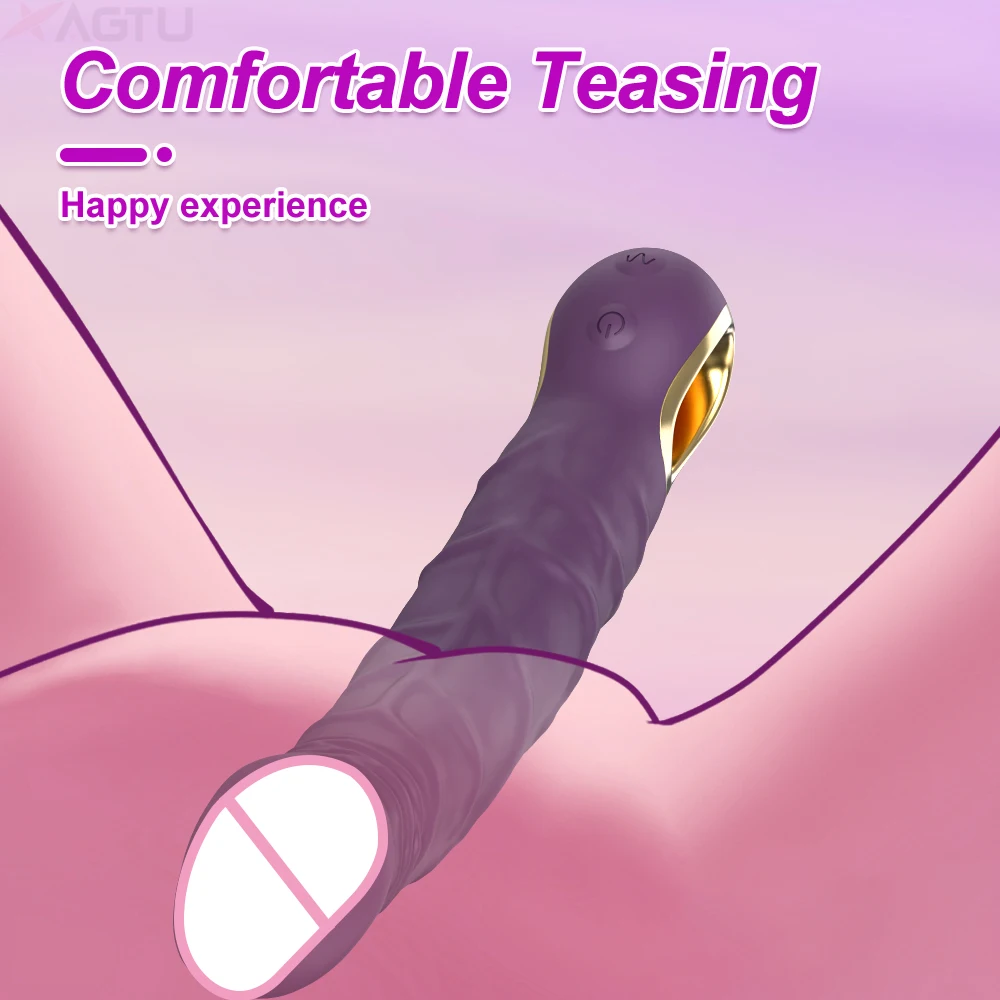 Dildo Vibrator for Women G-Spot Vagina Vibrator Clitoris Nipples Stimulator Female Masturbator Realistic Penis Sex Toy for Women