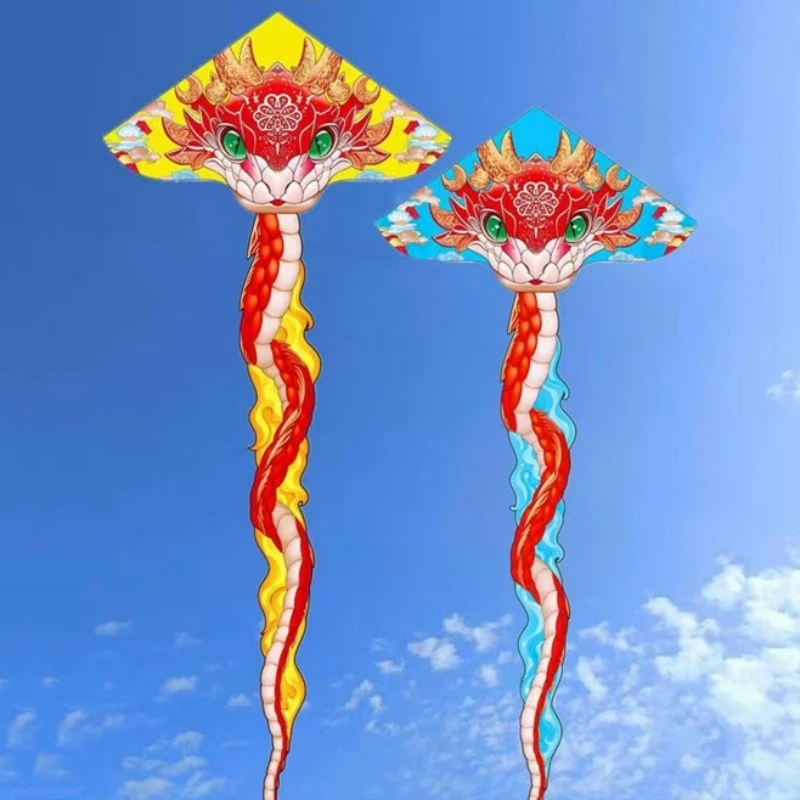 free shipping sanke kites flying kite for kids professional kite gel blaster sports-leisure kite adults spinner kite burning row