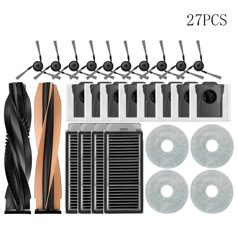 Dreame X50 Ultra X40 Pro S40 Verbeterde Editie Vacuüm Onderdelen Hoofdzijborstel Hepa Filter Mop Doek Stofzak Accessoires
