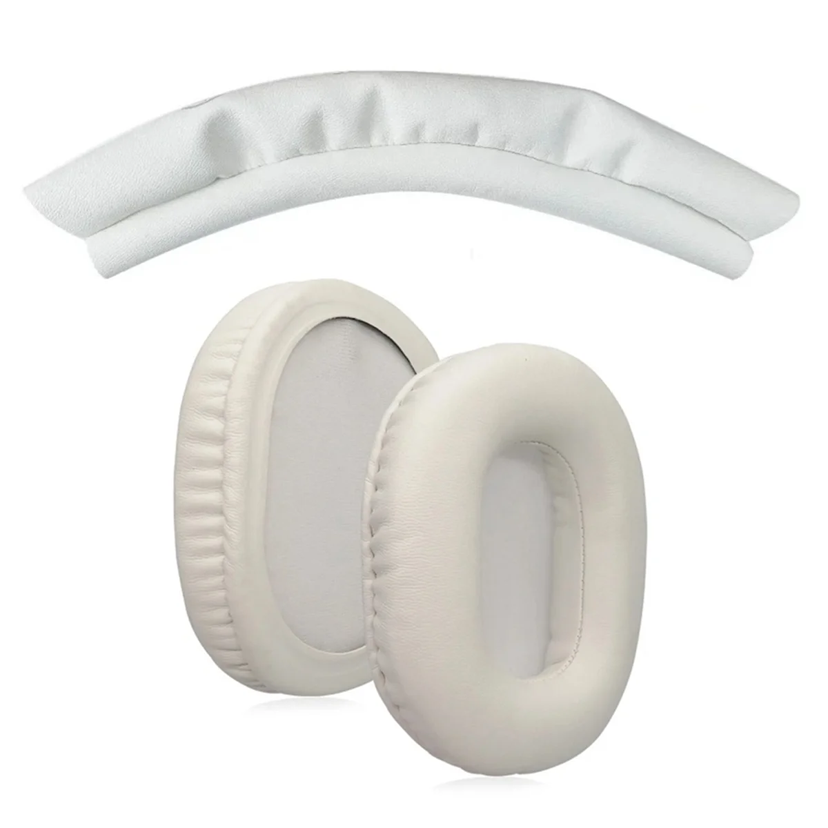 1set Replacement Headband Earpad for Audio-Technica ATH-M50X M40 M30 M20X Headphone Headband Pad Replace Cover White