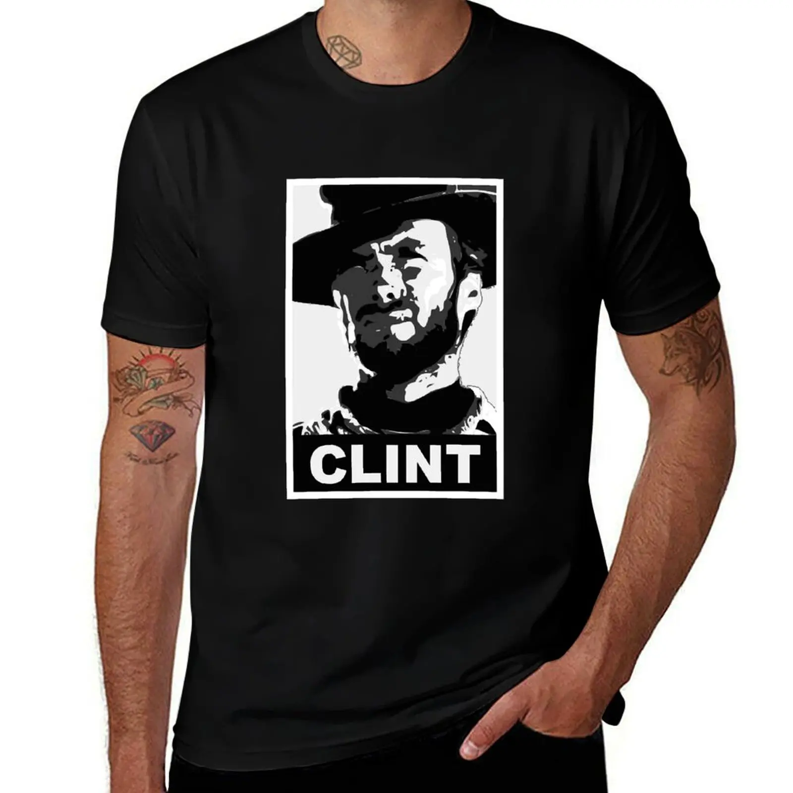 

For Men Women Clint Conservative Edition Retro Vintage T-Shirt Quick Dry Travel T-Shirt