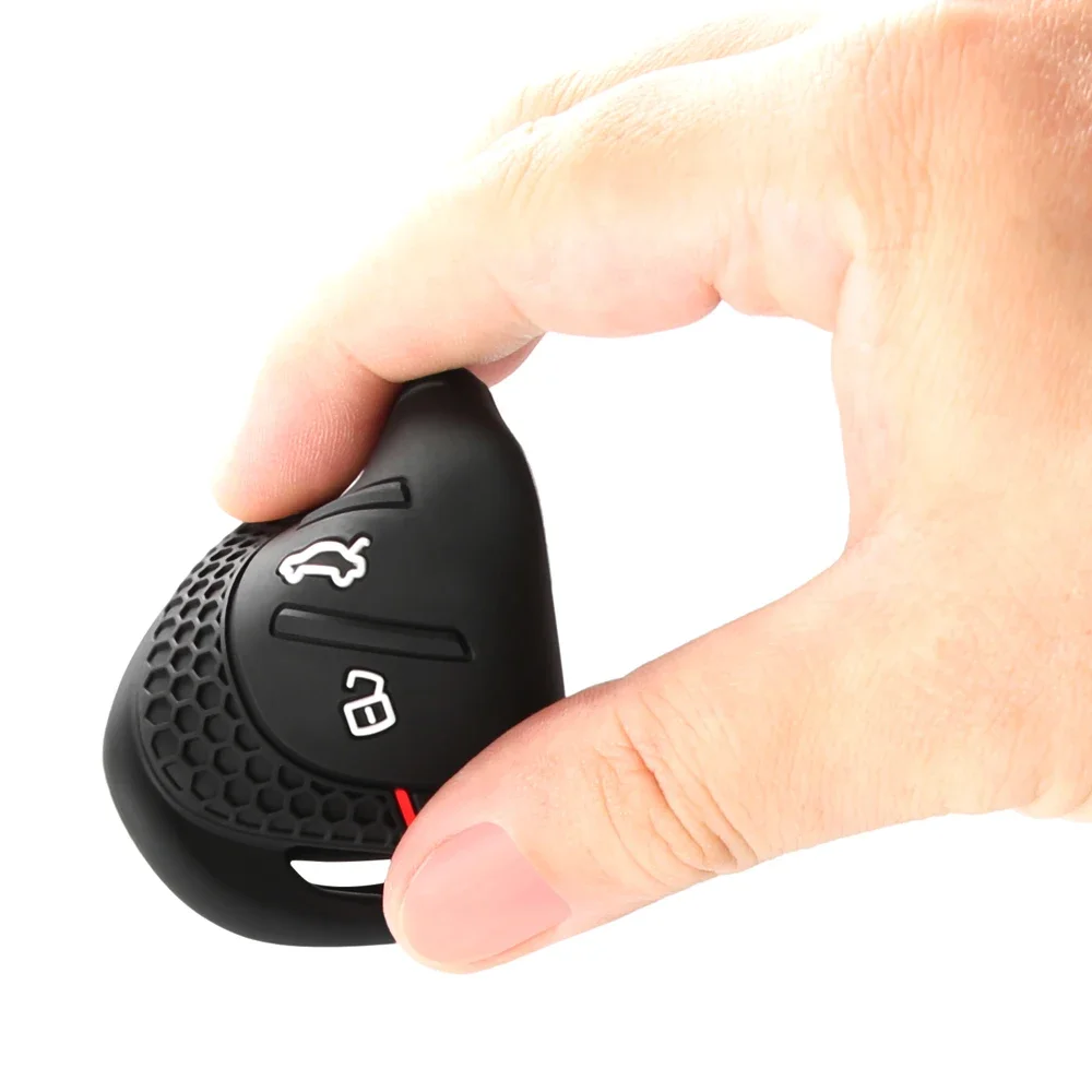 Silicone Key Cover Case Chain Holder For MG4 MG5 MG6 MG ZS EV HS EHS ZX GT Roewe RX3 RX8 ERX5 RX5 I6 I5 Keyring Shell