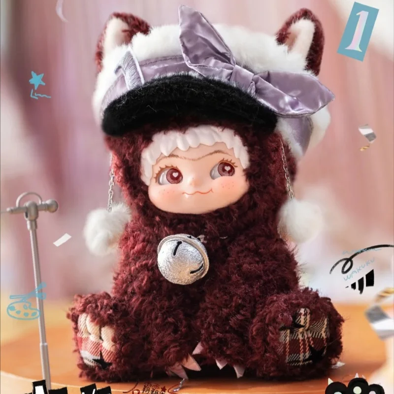 ตุ๊กตาไวนิลวากุคุ บาบา สตาร์ ของแท้ใหม่ พร้อมการ์ดแขวน ตุ๊กตาขนนุ่มน่ารัก ของเล่นตกแต่งสุดฮิต ของขวัญเซอร์ไพรส์สำหรับสาวๆ