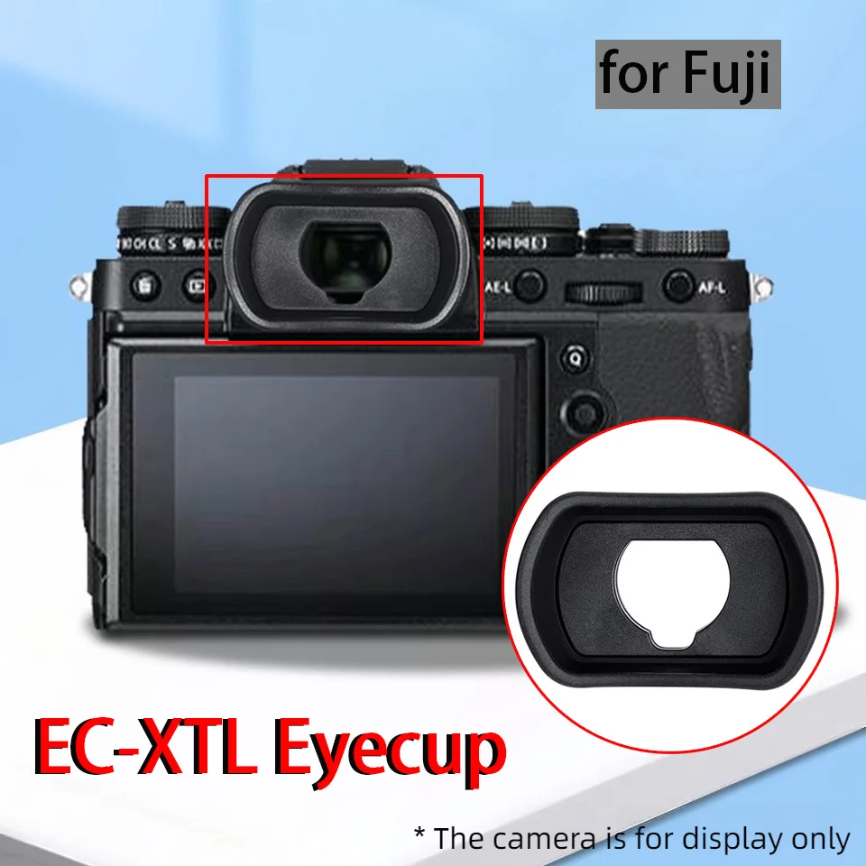 EC-XTL Rubber Eye Cup Eyepiece Eyecup Viewfinder for Fuji X-H2 X-H2S X-T5 X-T4 X-T3 X-T2 GFX100 GFX-50SII GFX-50S Accessories