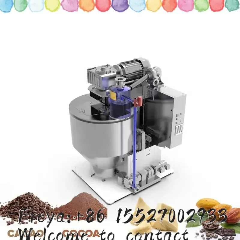 Automatic Small Cylinder Triple Chocolate Ball Mill Grinder Food Grade Stainless Steel Electric Powered High Productivity