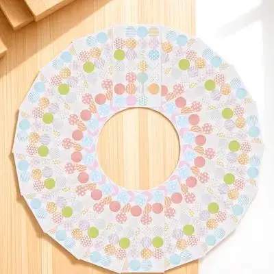 20 ورقة ملصقات تقوية الثقب الواقي لإصلاح الورق الفضفاضة ورقة الموثق ثقب لكمة ملصقات DIY بها بنفسك الموثق حلقة ملصق
