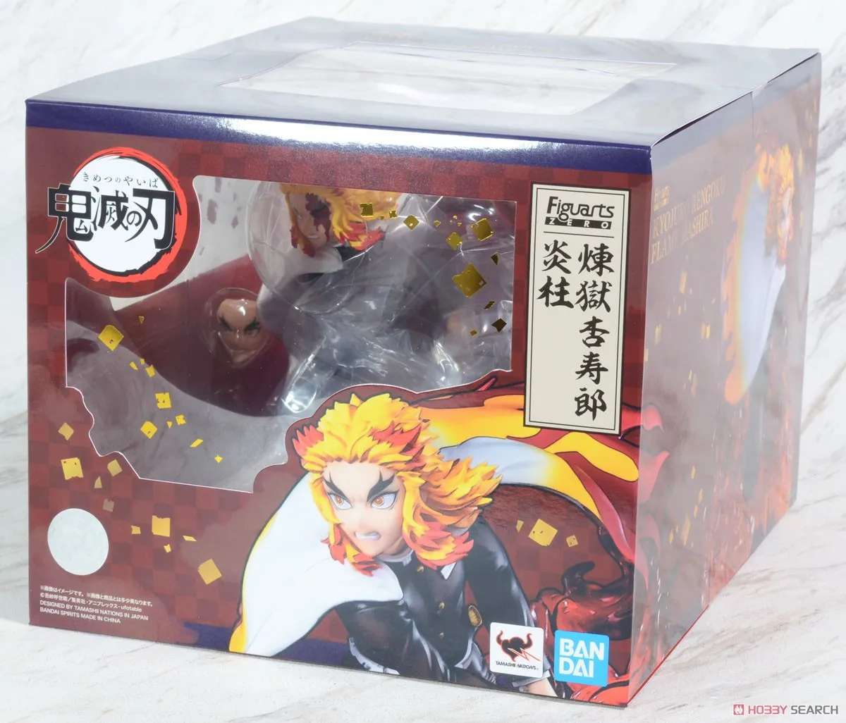 BANDAI Demon Slayer Figuarts ZERO Kyojuro Rengoku action figure The Flame Hashira In shelf Brand new genuine