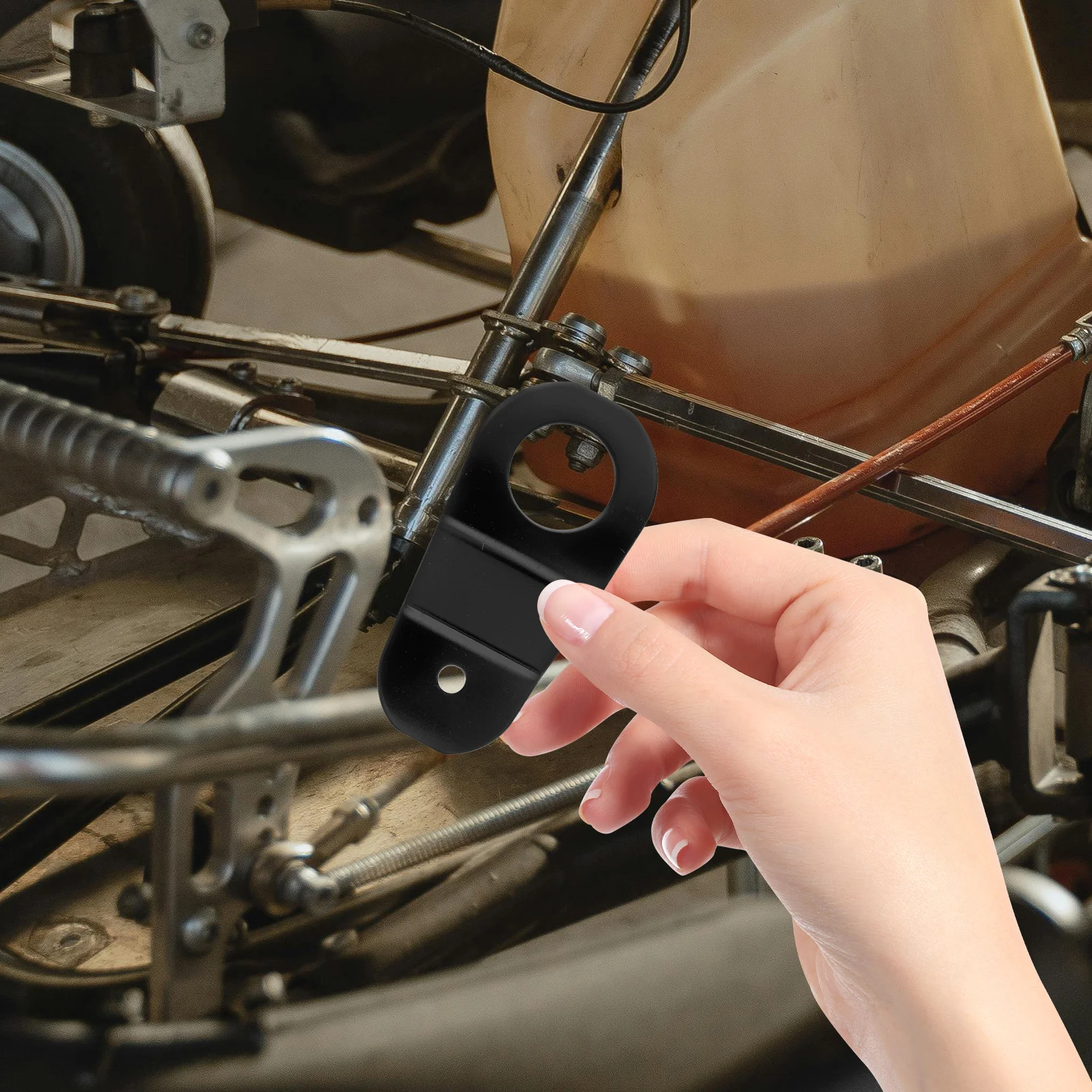 

Кронштейн резервуара для воды, универсальное алюминиевое крепление радиатора для двигателя автомобиля, прочная система охлаждения, поддержка автомобильной части