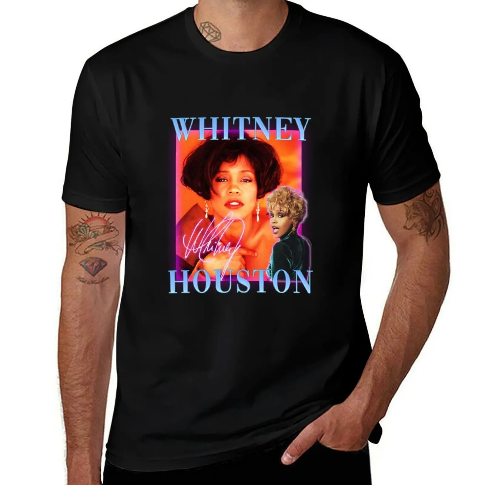

Whitney Houston T-Shirt man t shirts graphic t shirt man plain T-Shirt