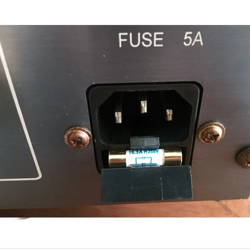 Aucharm Gold-Plated Silver Alloy Fuse Tube HiFi Grade for CD Turntable Amplifier AMP Post-Amp 5x20mm 6x32mm