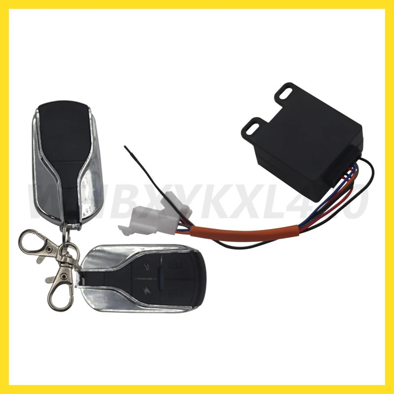 Electric Scooter AntiTheft Device Vibration Alarm One-Button Starter Support Vehicle Search Function with Remote Controller