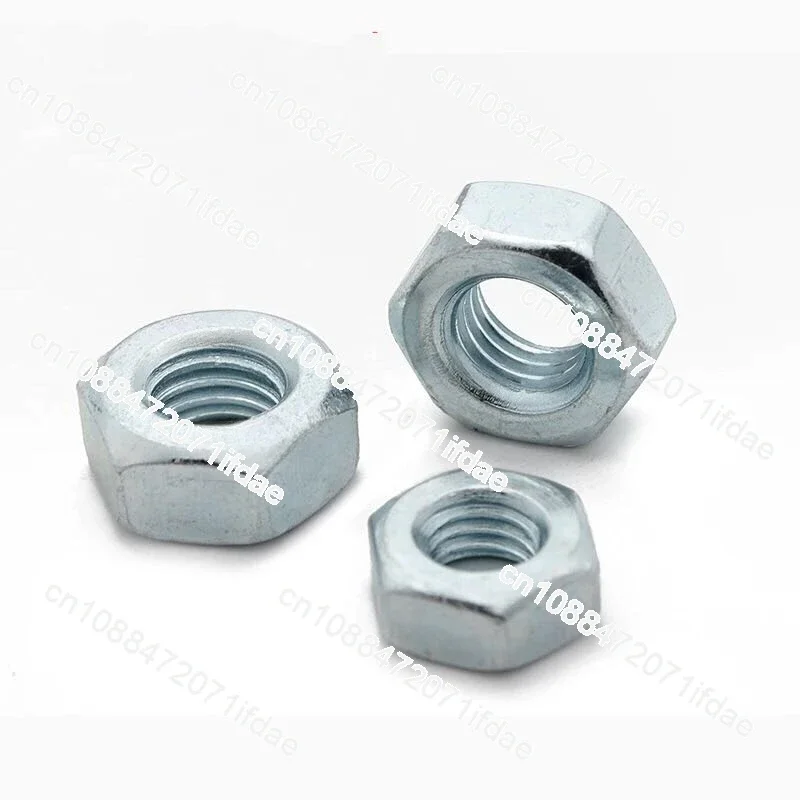 Hexagon nut 4.8 grade galvanized nut M6m8M10M12M14M16M18M20M22