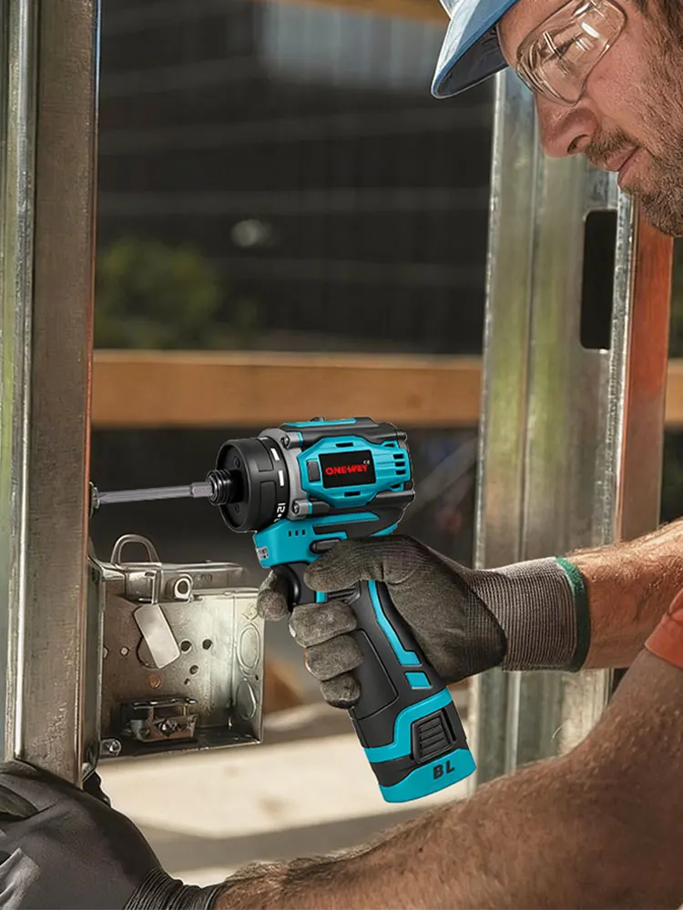 ONEVAN 3 In1 450 W Bürstenlosen Elektrische Schraubendreher Cordless Handheld Multifunktionale Bohren Haushalts Reparatur Werkzeug Mit Batterie