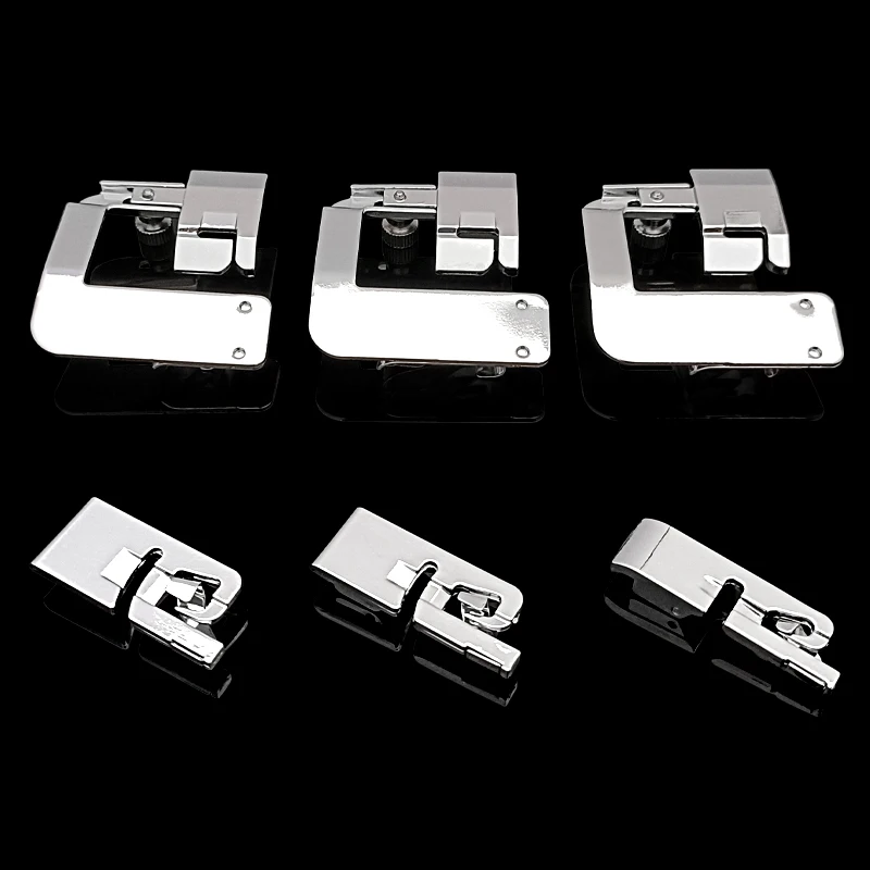 6pcs Sewing Accessories Rolled Hem Feet 4/8 6/8 8/8 and 3/4/6mm Sewing Machine Presser Foot Set Domestic Sewing Tools Essential