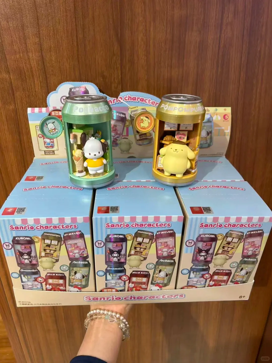 Auf Lager Original Sanrio Blind Box Soda Can Dessert Shop Serie Echte Kreative Beleuchtete Dekoration Sammlerstücke Geschenke – Detail 14