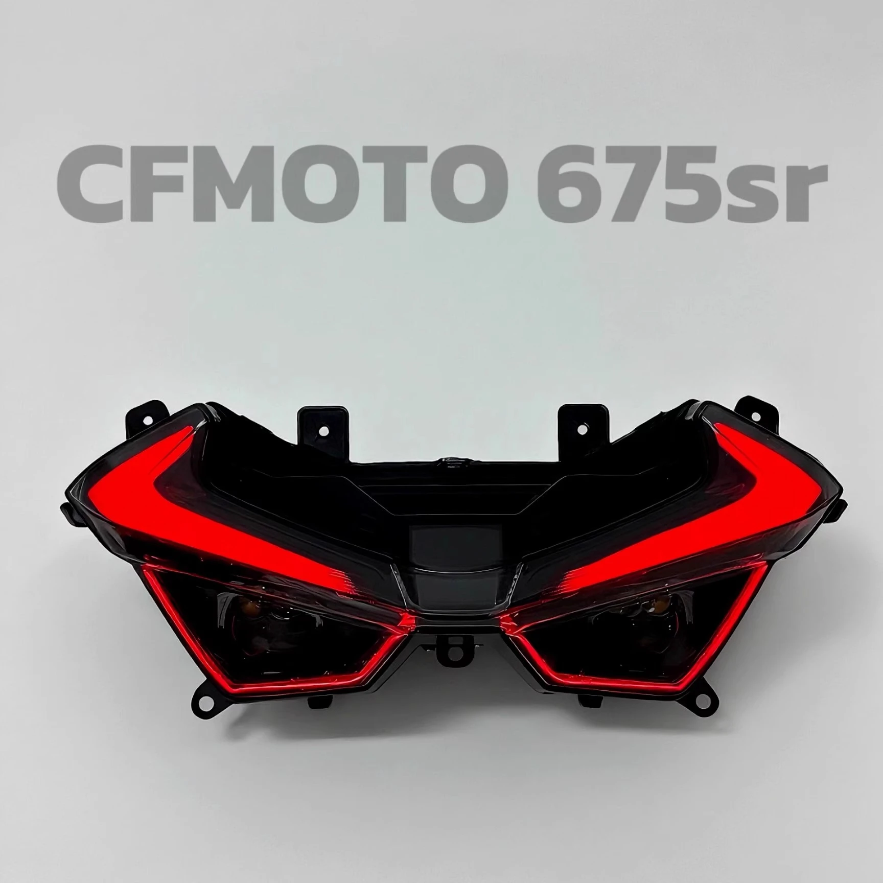 FOR CFMOTO 675sr Upgrade The daytime running lights, fog lights and headlamps with lens can be adjusted through the app.