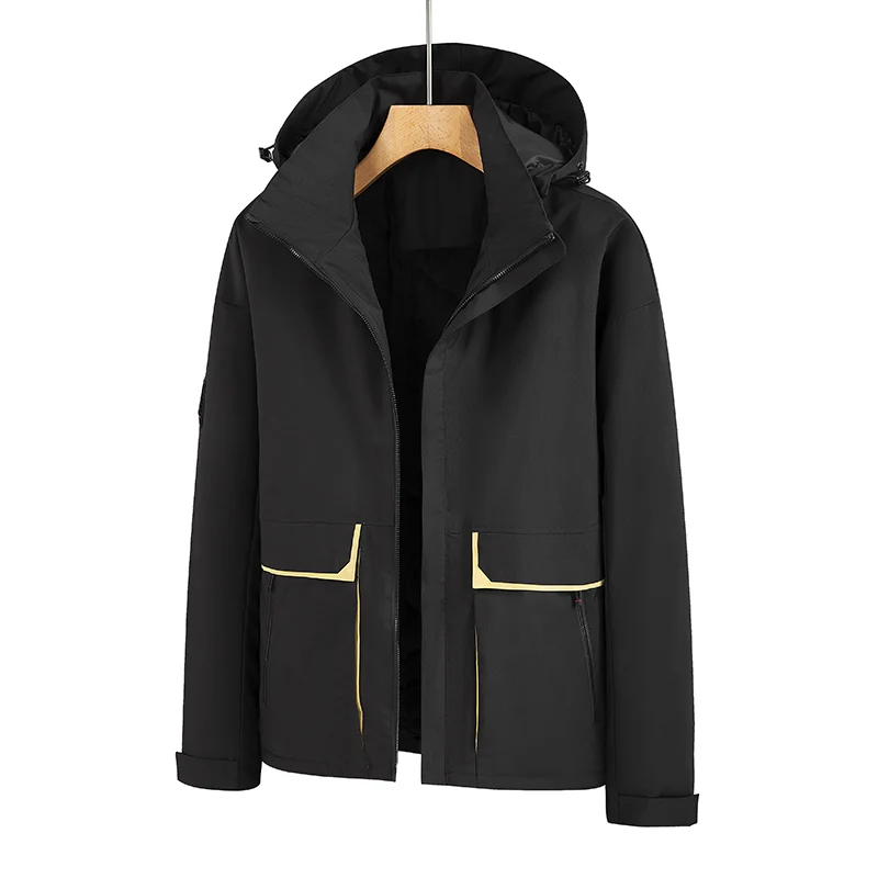 

Утепленная флисовая повседневная куртка для мужчин и женщин, модная осенне-зимняя водонепроницаемая куртка из полиэстера для пар