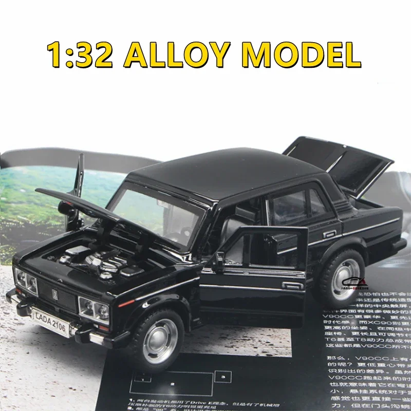 

1:32 LADA Classic Car Alloy Car Model Diecasts & Toy Vehicles Metal Toy Car Model High Simulation Collection Toy Gift