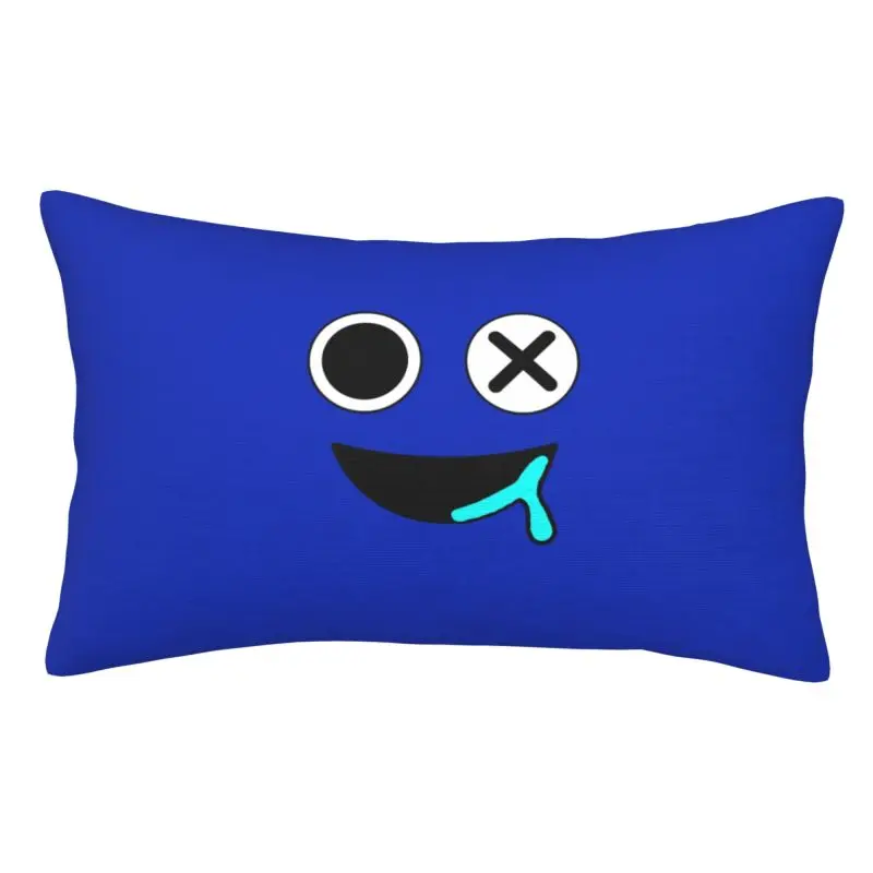 

Custom Blue Face Rainbows Friend Pillowcase Video Game Luxury Cushion Cover Soft Pillowcase