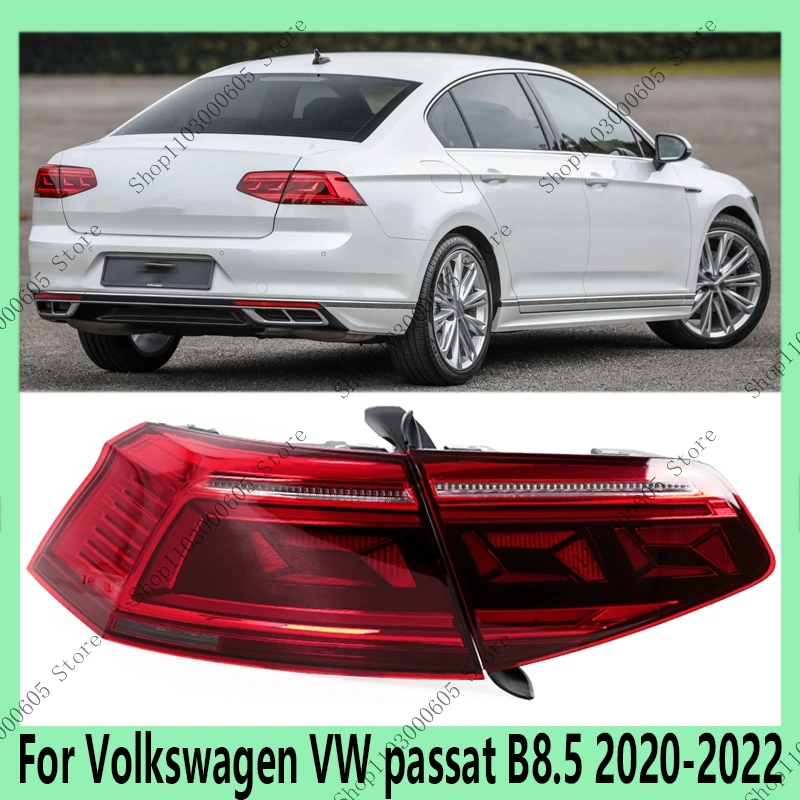 

For Volkswagen VW passat B8.5 2020 2021 2022 Auto Parts Tail Light Assembly Turn Signal Brake Warning Light Stop Light