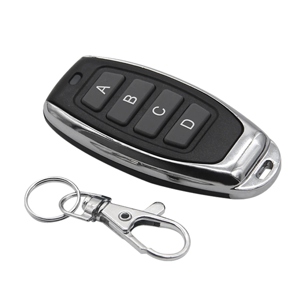 433Mhz Afstandsbediening Draadloze 4 Keys Duplicator Kopieer Afstandsbediening Voor Universele Garagedeur Poort Sleutel Fob, Abcd