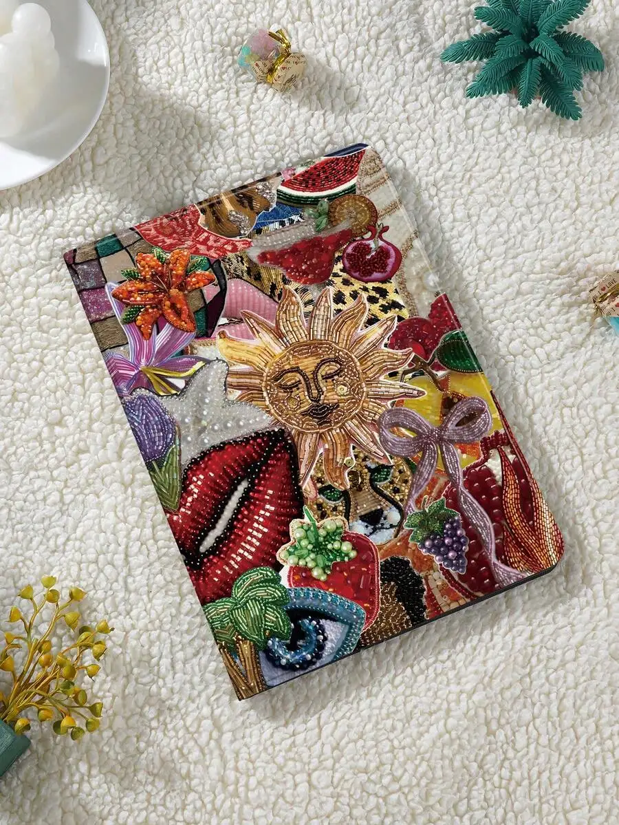 

Collage Painting Tablet Protective Case Compatible With IPad (A16) 11 Inch 11th Generation 2025,IPad 10th Generation,