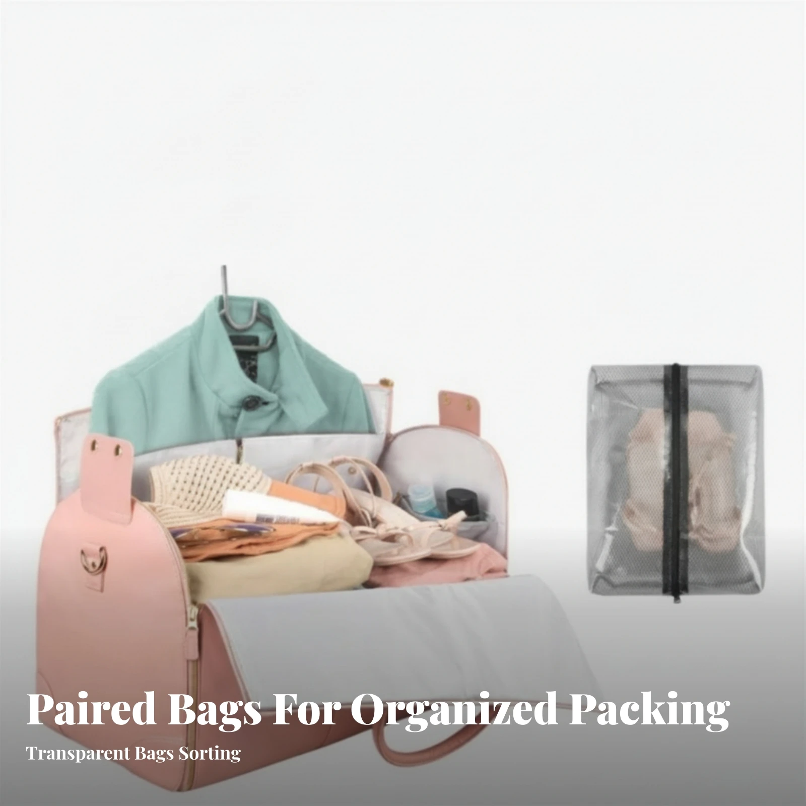 Leather-Like Wheeled Backpack Luggage Telescopic Handle Front Zip Pocket Rolling Travel Backpack