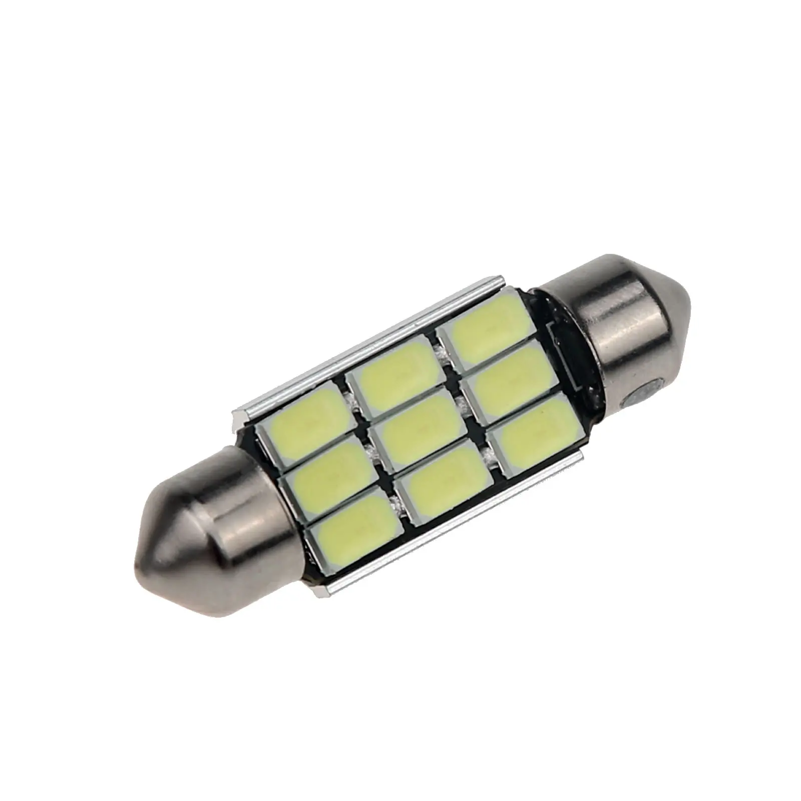 10x White Car 39MM Festoon Light Number plate Blub Canbus Error Free 9 Emitters 5630 SMD LED 40mm Z20014