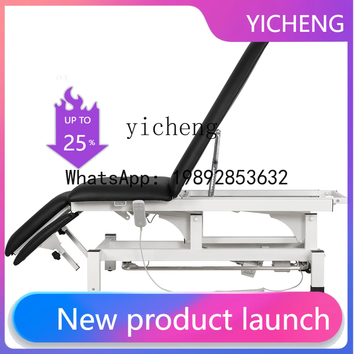 

XTC6 Electric Physiotherapy Bed Massage Chiropractic Reset Bed Lift Massage Multifunctional Beauty