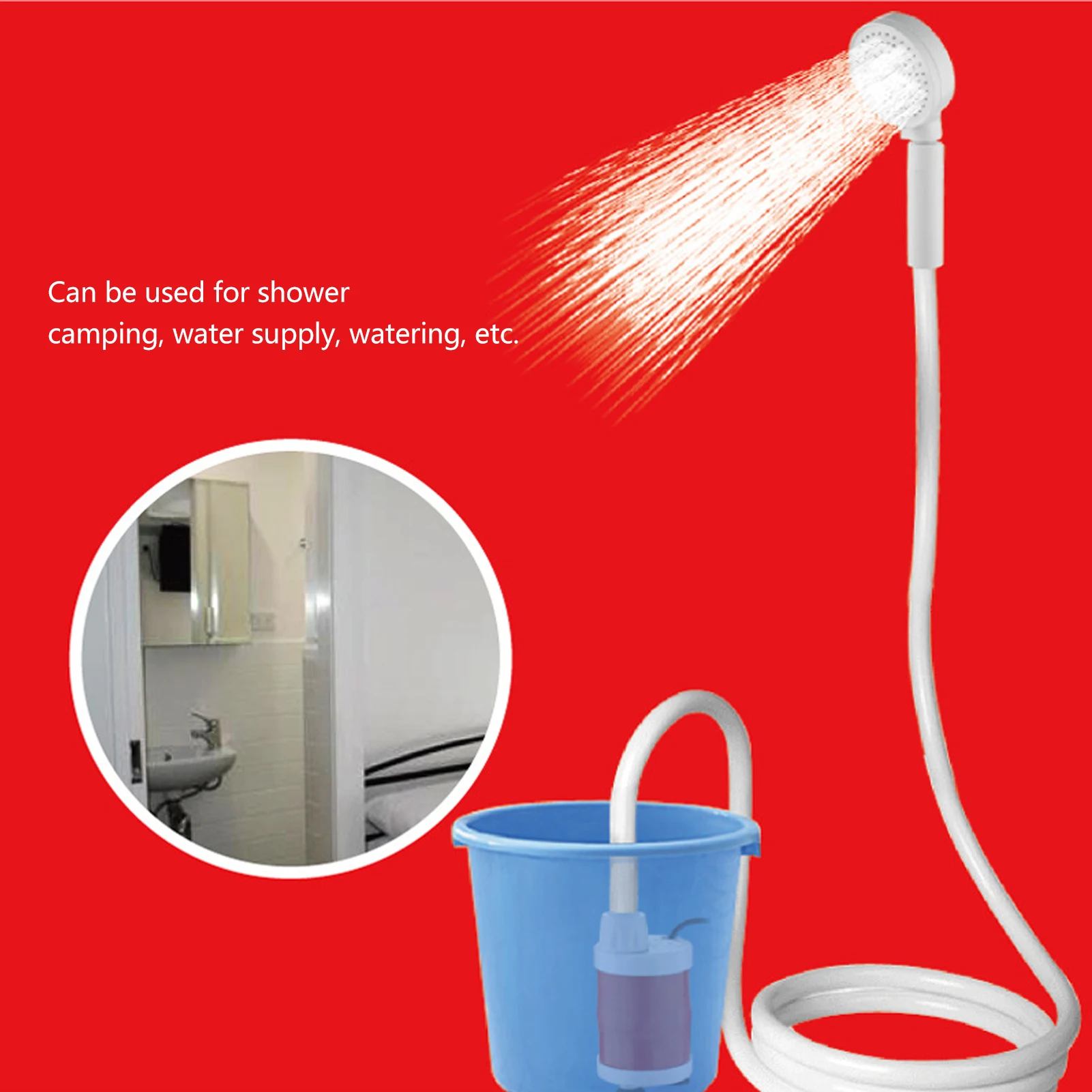Submersible Pump 6m Discharge Lift  Brushless Motor 12V 20W 700L/h Low Noise for Home Submersible  Water Supply Pump