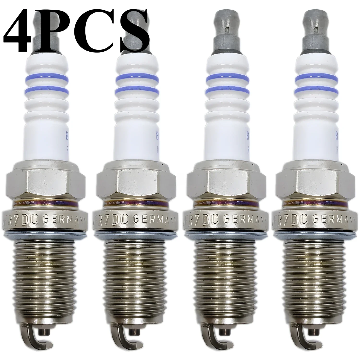 

4pcs Normal Ignition Spark Plug FR7DC+ 7955 +8 Fit for 0242235666 90336461 90297152 0031594003 96081424 98079-56148 18814-08062