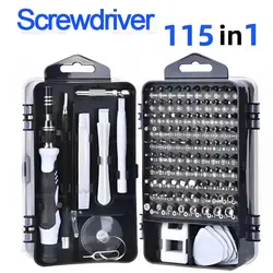 Set de precisión: destornillador + 90 puntas + vasos, pinzas y más