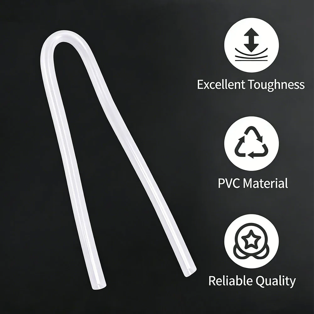 12/30/50pcs Hearing Aid Tubes Flexible Type U BTE Earmold Amplifier Tubing Replacement Preformed Hearing Aid Tubing 3.1mm