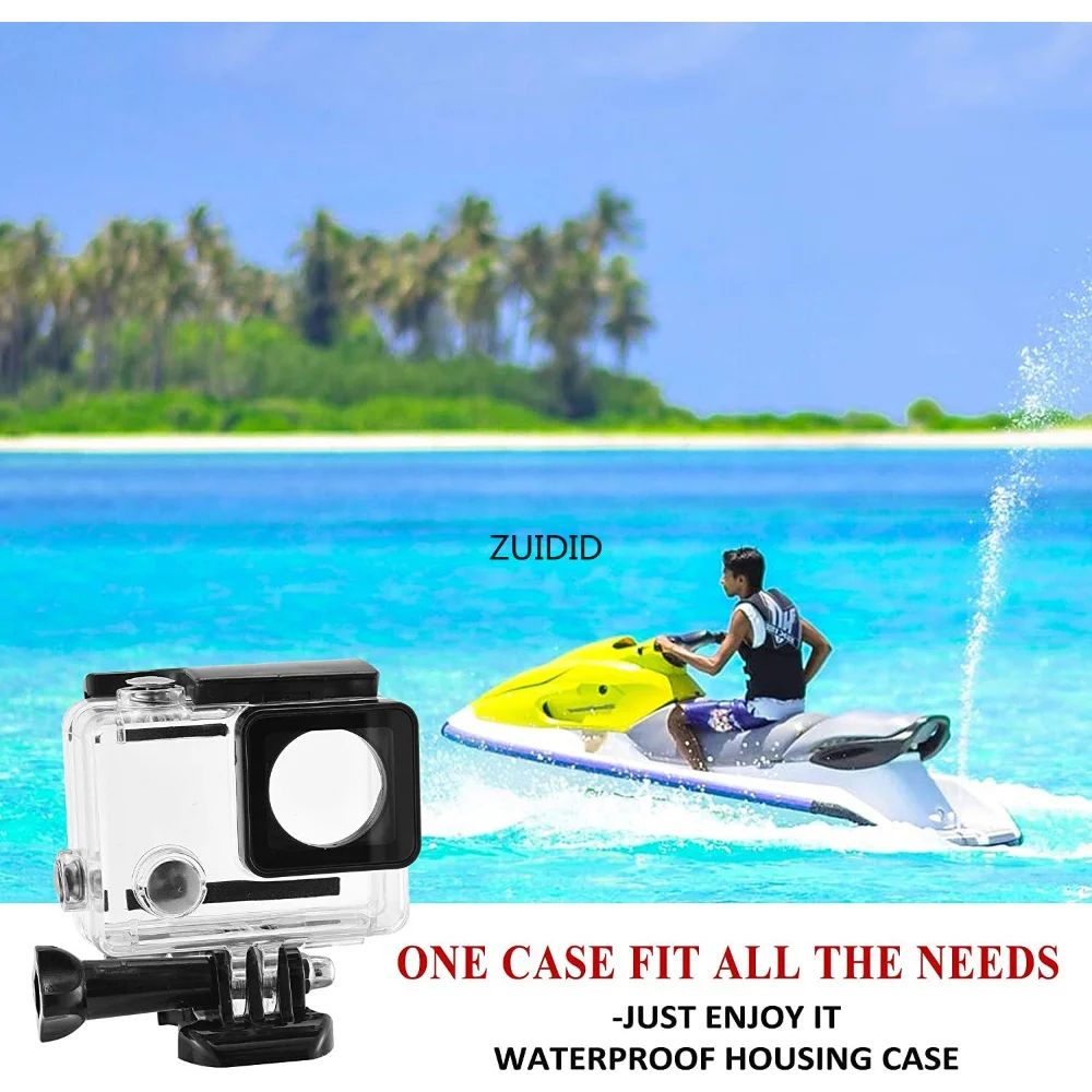 GoPro Hero 4 3+ Waterproof Case Diving Underwater Housing Protector Cover For Go Pro 3 + GoPro 4 Case Shell Filter Accessories