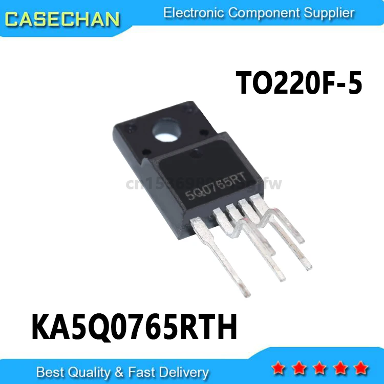 

10pcs New and Original KA5Q0765 5Q0765 0765 5Q0765RT KA5Q0765RTH TO220F-5