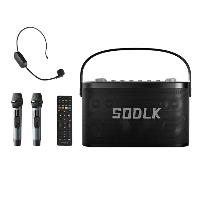 Sodlk S1271 PLUS 280w Sistema de sons Áudio sem fio Microfone Bluetooth Alto-falantes de karaokê