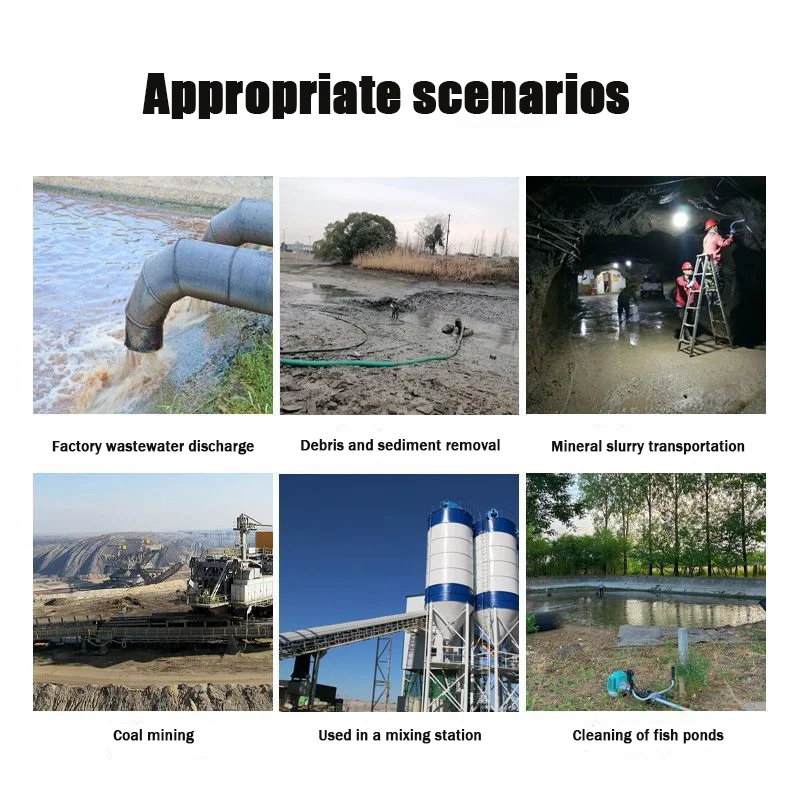 Pompa sommergibile per acque reflue con funzione di taglio integrata e design non intasante per una scarica di effluenti da serbatoi settici.