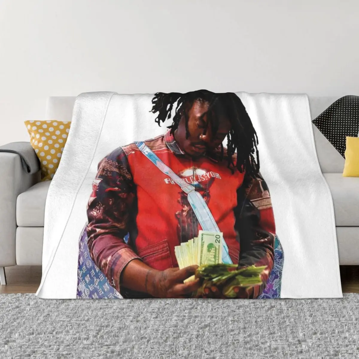 

LUCKI - Days b4 III Throw Blanket Luxury Designer Blanket Luxury St Blanket