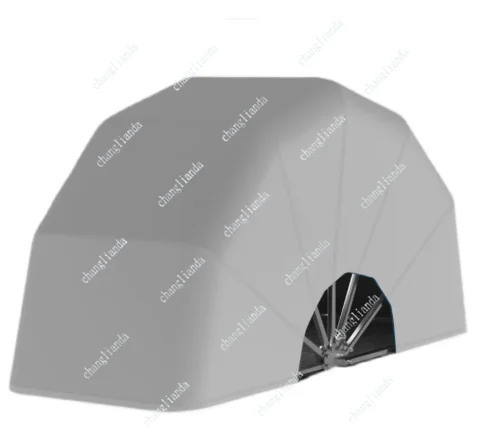 Foldable Retractable Mobile Carport Semi Full Automatic Parking Shed UV Anti Exposure Outdoor Vehicle Sun Shade Shelter