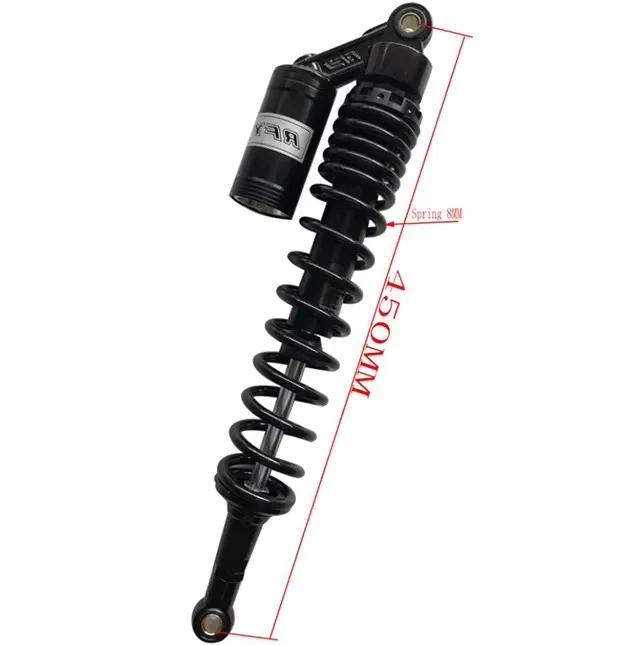 Rfy 8mm Spring 375MM 400MM 440MM 450MM 460MM Motorcycle Shock Absorbers Suspension For Honda Yamaha Suzuki Kawasaki KLX250