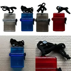 Swimming Waterproof Box Storage Case With Lanyard Sealed Boxes For Kayaking Rafting Swimming Accessories