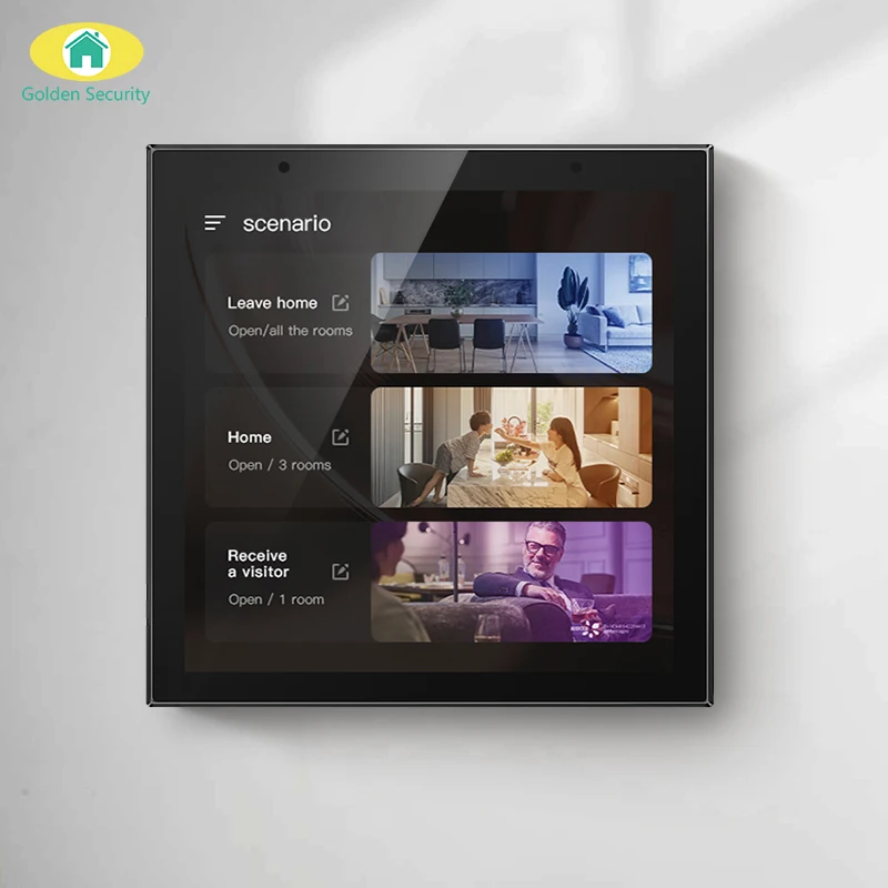 2025 New 4 Inch Tuya Smart Home Automation Control Panel Zigbee Gateway Music Amplifier Player Music Center Control Panel