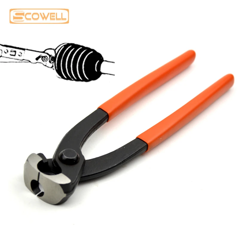 9 inch Car Crimping Plier DIY Tools For Air Fuel O Clips Pipe Hose Hoop Clamps Pliers Crimpers Auto Repair Nippers Tweezers