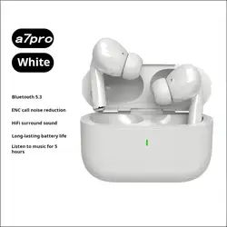 A7Pro ENC True Wireless Bluetooth Earphones Headphones TWS HIfI Sound Low Latency Noise Reduction Earbuds for IPhone Android