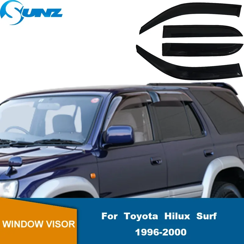 

Weathershilds For Toyota Hilux Surf 1996 1997 1998 1999 2000 Window Visor Vent Awnings Rain Guard Deflector Shelters Car Styling