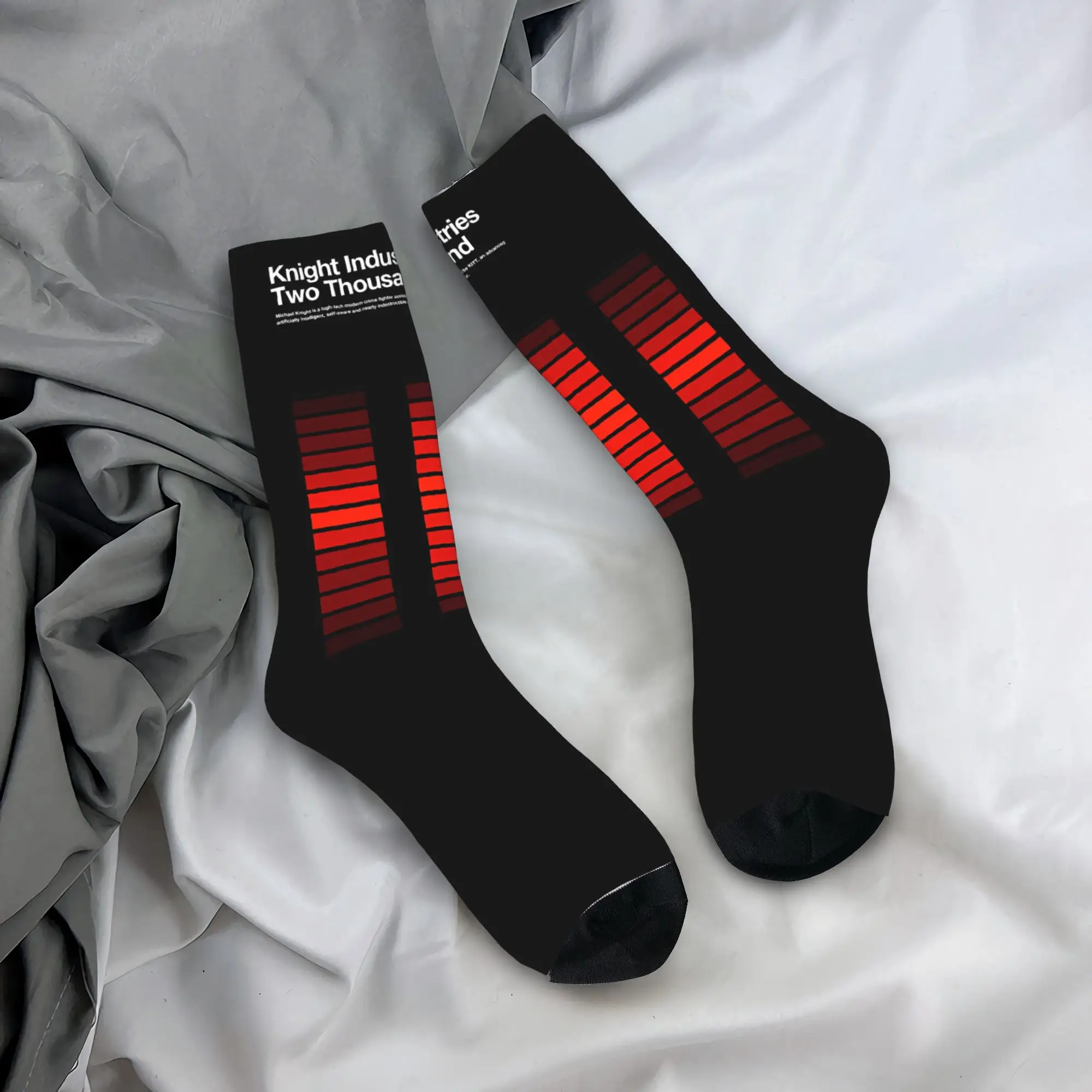 Knight Rider KITT Knight industries Two Thousand Socks Men Women Funny Happy  Socks Harajuku Middle Tube Stockings Gifts, - view 3