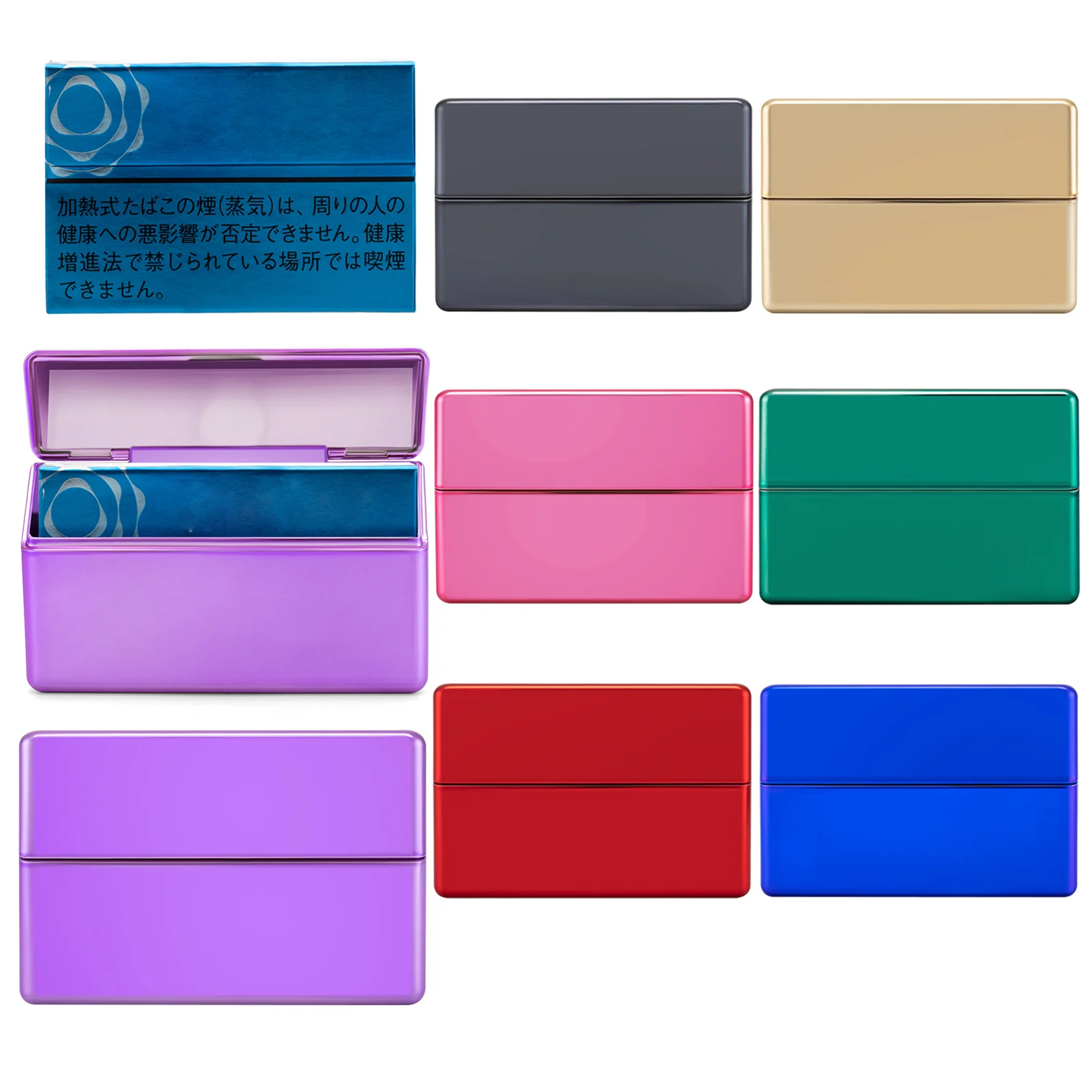 Colorful Universal For IQOS Cigarette Box, loved by adult men and women, For iqos Iluma/iqos 3 Duo/Terea/HEETS-Cigarette Case