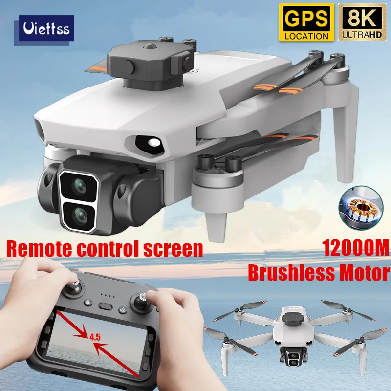 

Профессиональный L106/L106-1 MAX GPS Дрон 8K HD Экран Rc 5G FPV Камера Квадрокоптер Бесщеточный двигатель RC Мини Дрон для детей Игрушки
